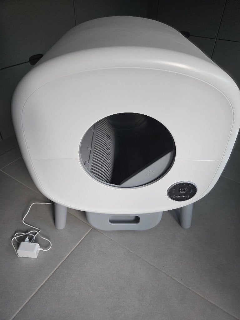 Zelfreinigende Kattenbak XXL 95L Electrische Kattenbak, Ophalen, Zelfreinigend, Gebruikt, Open