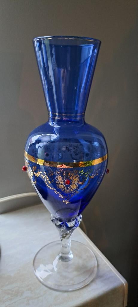 Kobaltblauw vaasje, Antiek en Kunst, Ophalen of Verzenden