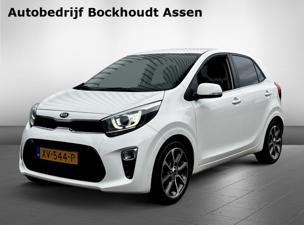 Kia Picanto 1.0 CVVT Design Edition Navigatie | Camera | Cru, Auto's, Voorwielaandrijving, Stof, Gebruikt, 4 stoelen