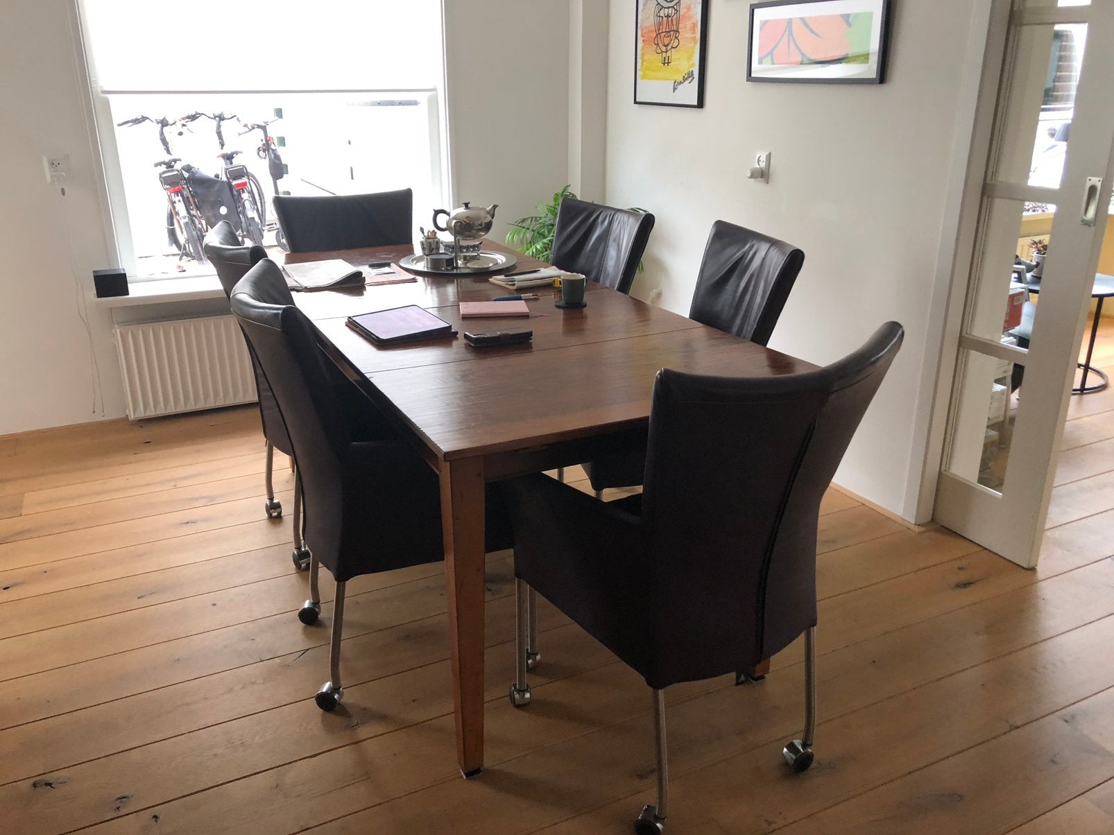 Schuitema uittrektafel, Huis en Inrichting, Ophalen, Gebruikt, 200 cm of meer, 50 tot 100 cm