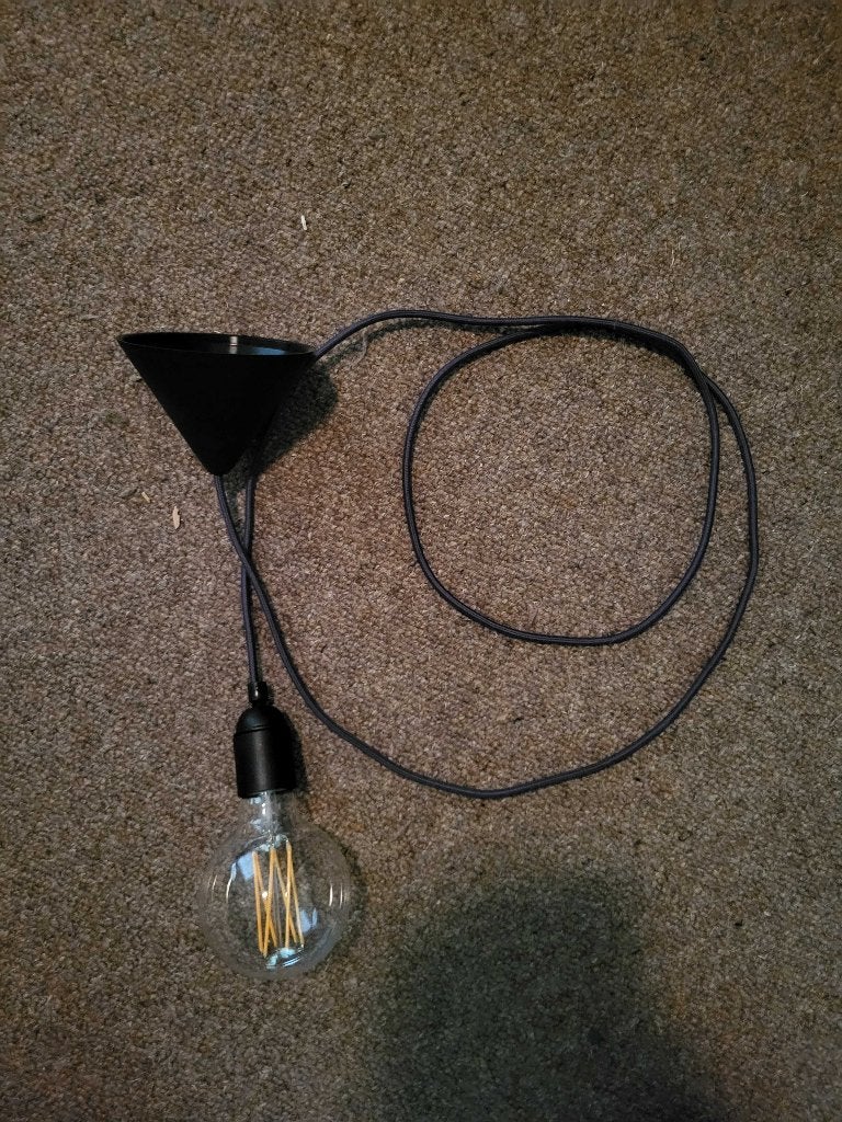 Moderne hanglamp LED globe 4W E27 dimbaar NIEUW 3x, Ophalen of Verzenden, Nieuw, Modern, 50 tot 75 cm