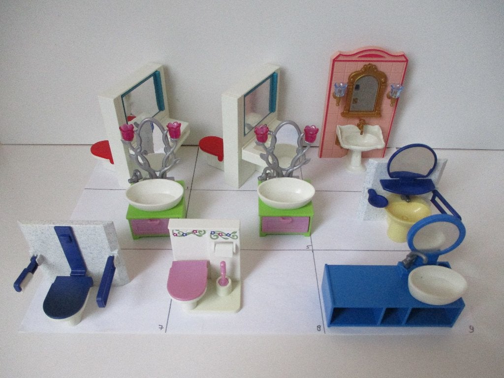 playmobil onderdelen toilet/douche/bad/div, Kinderen en Baby's, Speelgoed | Playmobil, Losse onderdelen, Overige typen, Ophalen of Verzenden