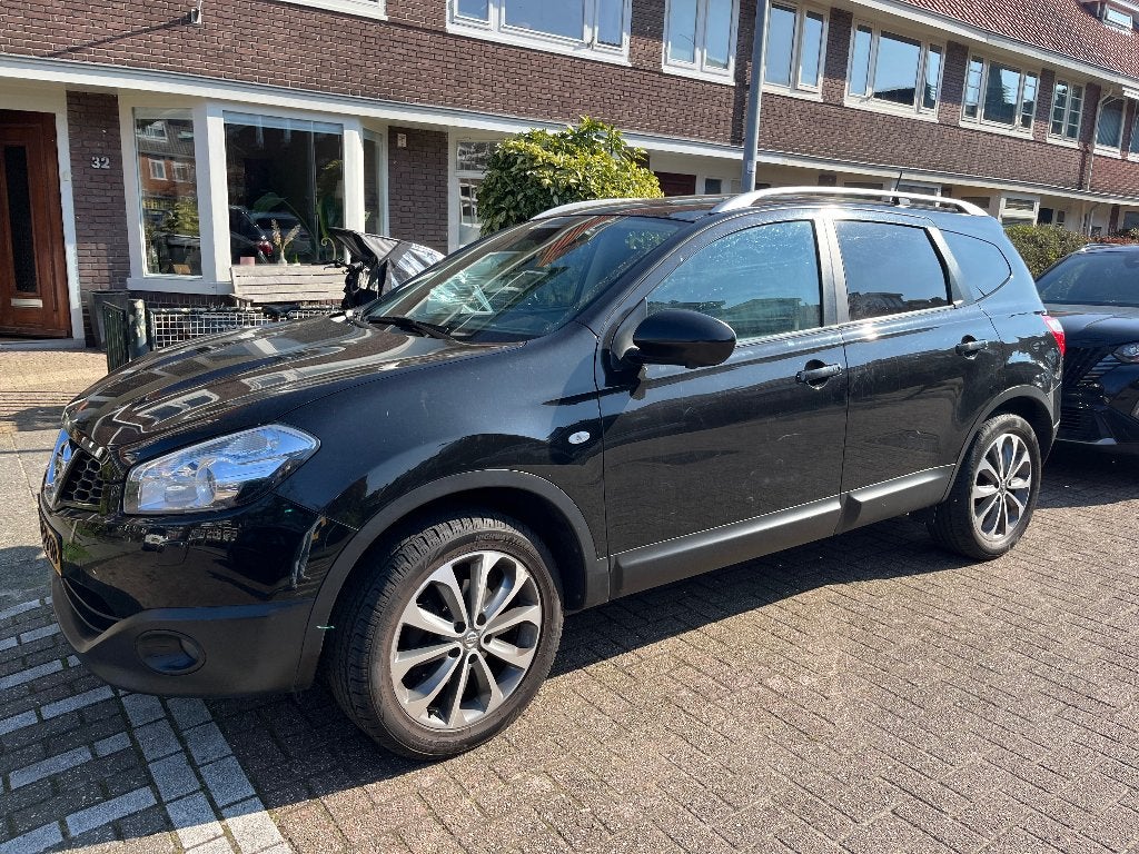 Nissan Qashqai+2 2.0 2WD 2012 Zwart, Auto's, Euro 5, Zwart, 7 stoelen, Zwart
