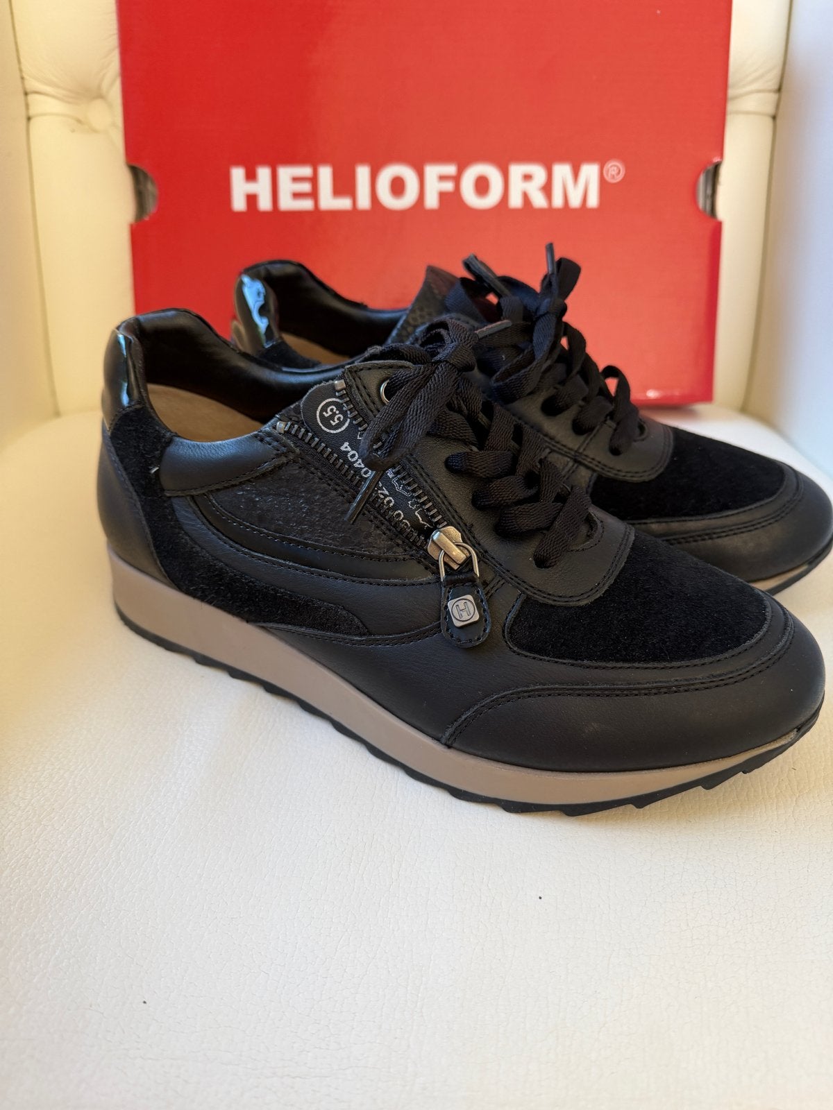 Helioform sneakers zwart maat 38,5, Kleding | Dames, Ophalen of Verzenden, Nieuw, Zwart, Sneakers of Gympen