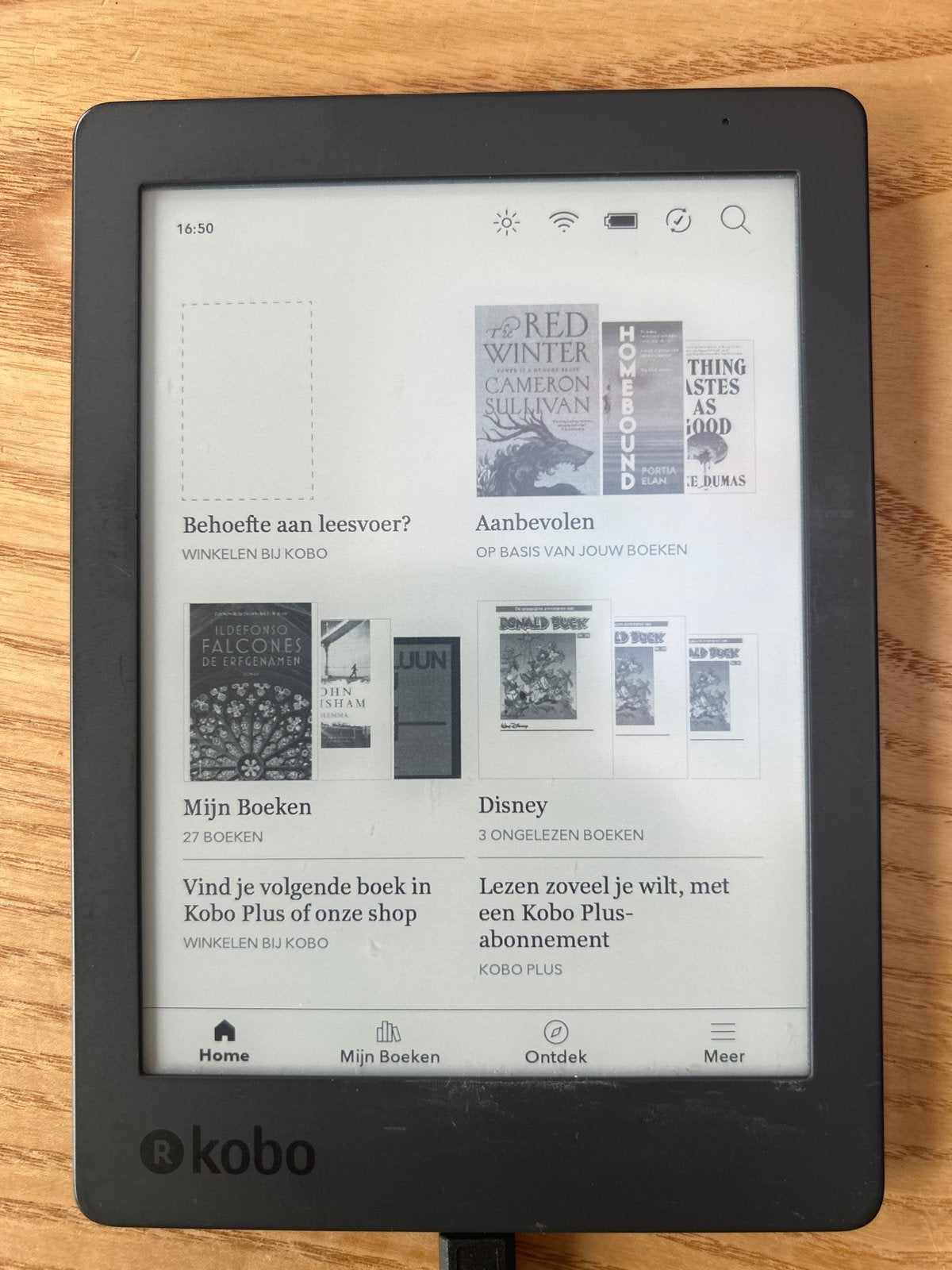 Kobo Aura edition 2 E-reader, Gebruikt, Ophalen of Verzenden, 4 GB of minder, Touchscreen