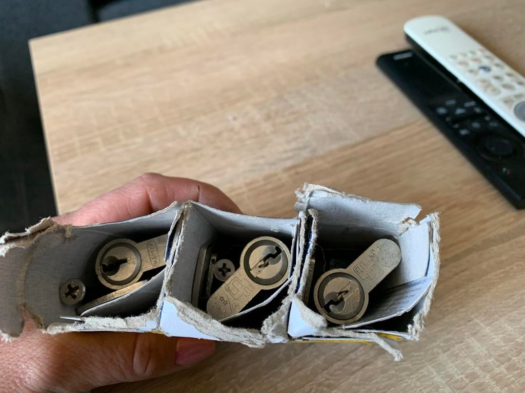 3x ABUS cilindersloten - Gebruikt, Doe-het-zelf en Verbouw, Ophalen, Zo goed als nieuw, Overige materialen, Slot