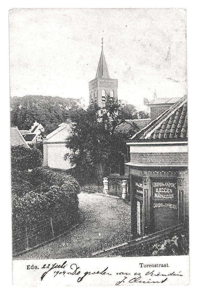 968568 Ede Torenstraat Gld 1904 Postzegel afgeweekt, Ophalen of Verzenden, Voor 1920, Gelopen, Gelderland