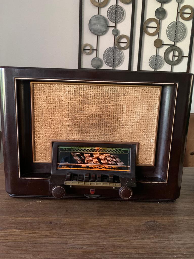 Oude Radio Philips, Antiek en Kunst, Ophalen