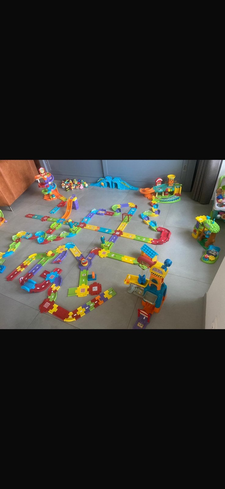 Toet toet race baan, Kinderen en Baby's, Speelgoed | Vtech, Ophalen, Zo goed als nieuw, 2 tot 4 jaar