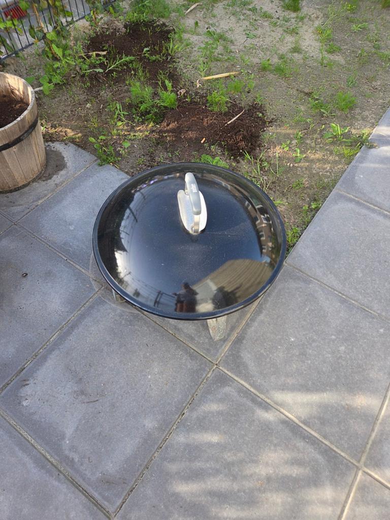 Weber Vuurschaal 60 cm breed, 27 cm hoog, Tuin en Terras, Vuurschalen, Ophalen of Verzenden, Gebruikt