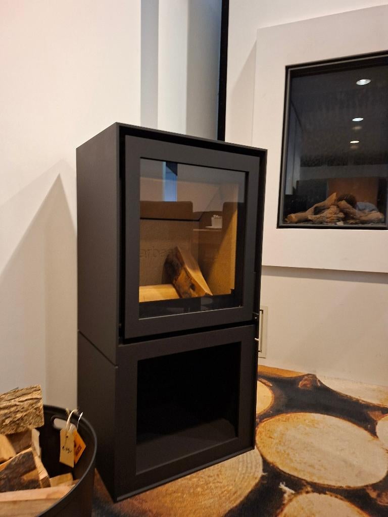 (Showroommodel) Houtkachel Barbas Box 20 55, Huis en Inrichting, Kachels, Houtkachel, Ophalen of Verzenden, Zo goed als nieuw