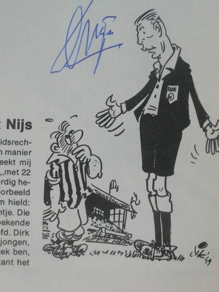 Johan Neeskens - Originele handtekening - Zeer zeldzaam, Verzamelen, Ophalen of Verzenden, Zo goed als nieuw, Ajax, Spelerskaart