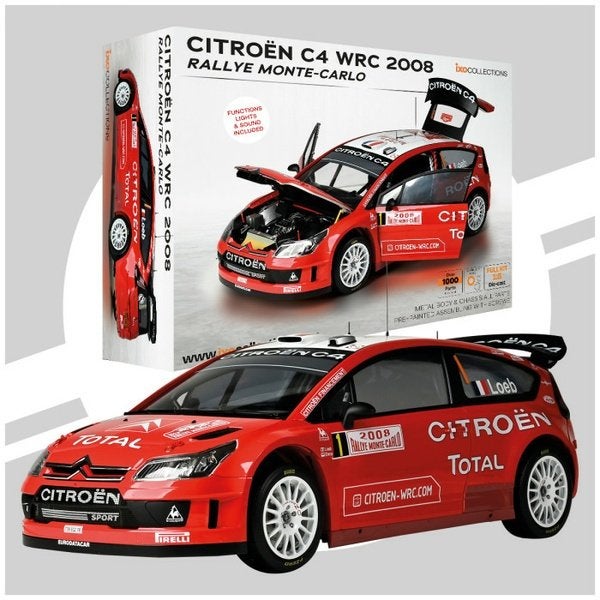 IXO 1/8 Citroën C4 WRC, Overige merken, Auto, Groter dan 1:32, Ophalen of Verzenden