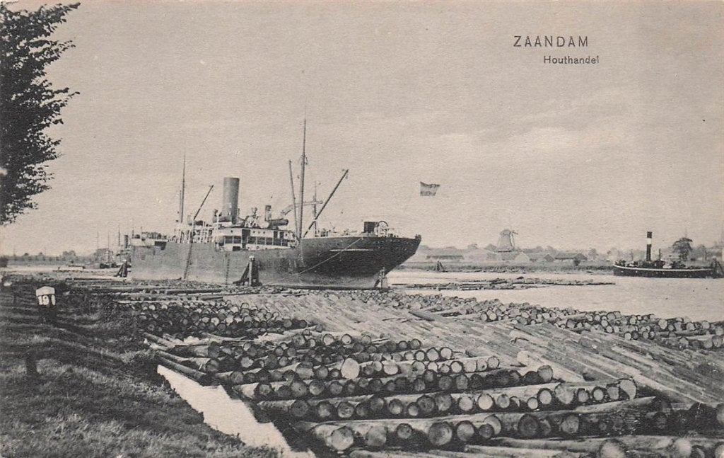 702-499-045 Zaandam Houthandel, Verzenden, Voor 1920, Noord-Holland