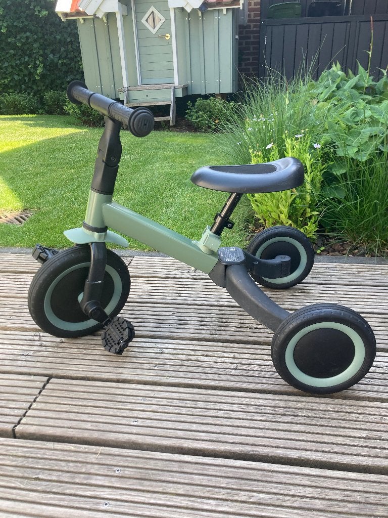 Topmark Kaya 4-in-1 Loopfiets/Driewieler groen, Ophalen, Gebruikt, Loopfiets