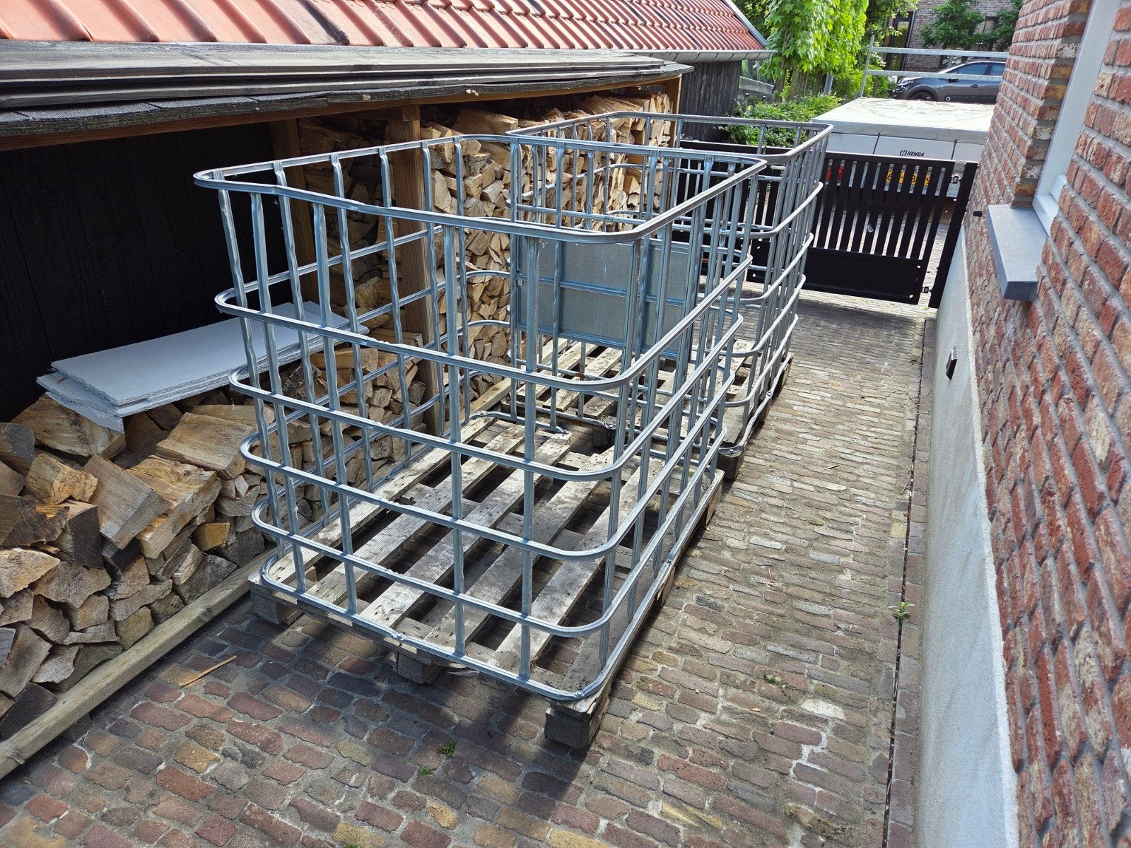 2x goede IBC, Ophalen, 100 cm of meer, 60 cm of meer, 50 cm of meer