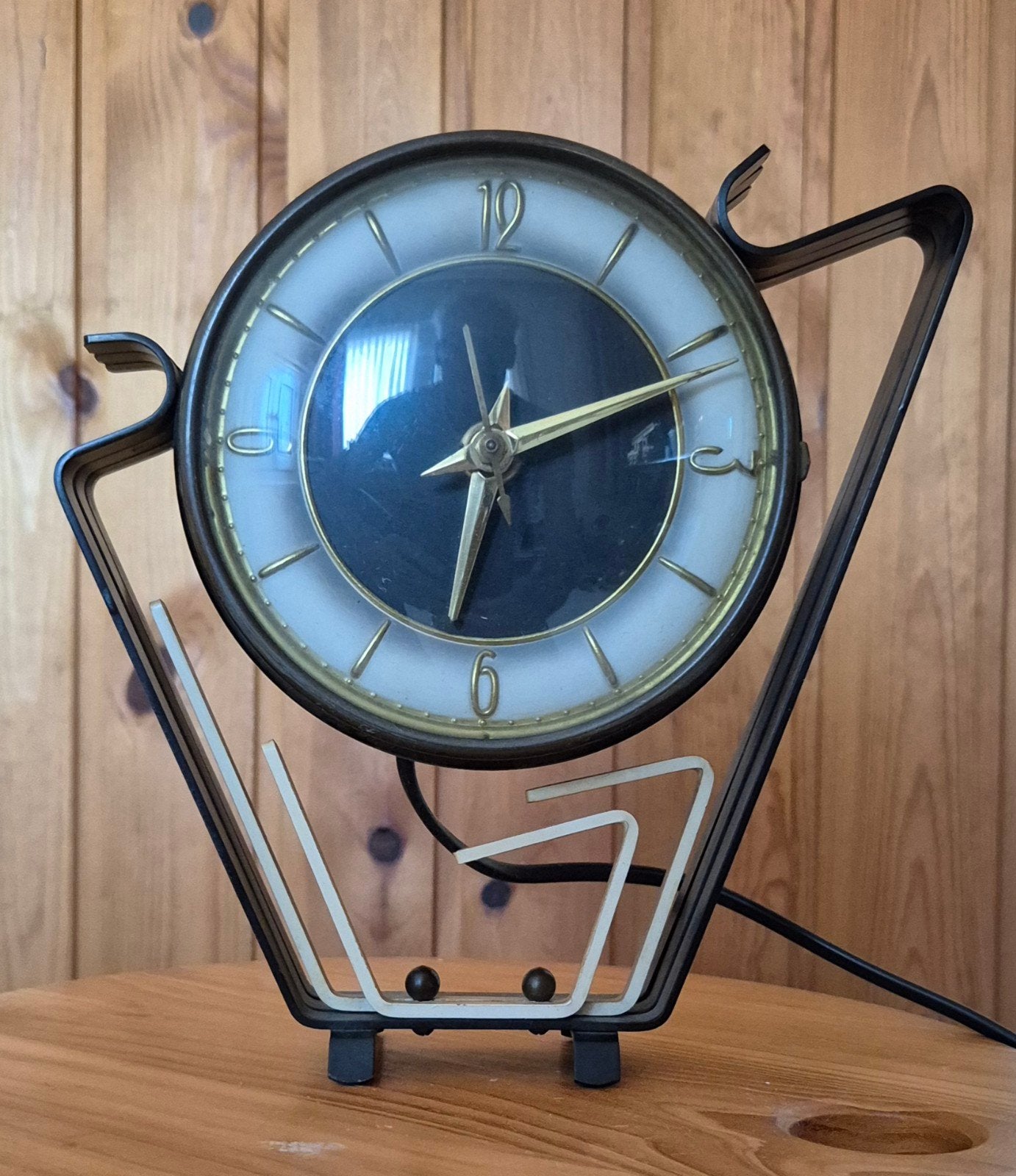Vintage Art Deco Tafelklok - Uniek Design, Antiek en Kunst, Ophalen