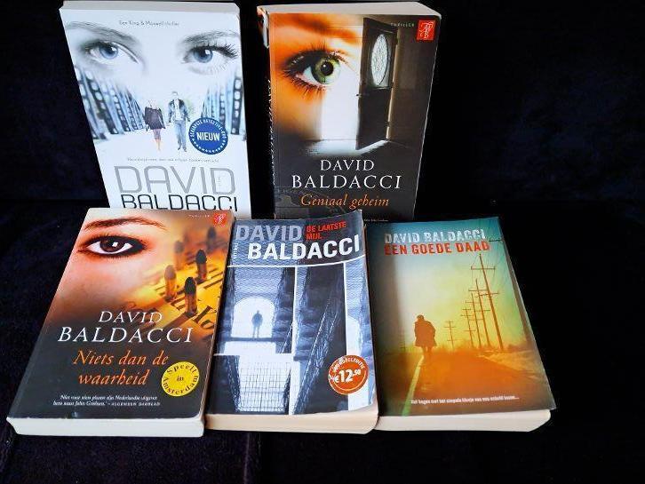 5 x David Baldacci-een goede daad,geniaal geheim,, Ophalen of Verzenden, Zo goed als nieuw