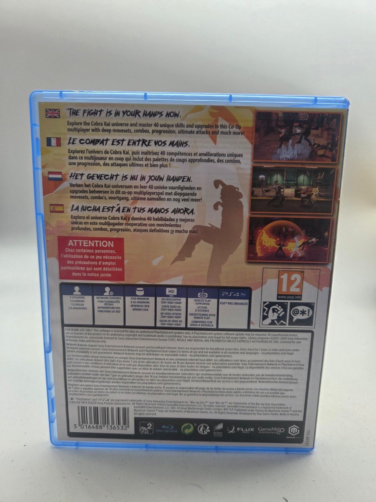 Cobra Kai: The Karate Kid Saga Continues PS4, Spelcomputers en Games, 2 spelers, Eén computer, Ophalen of Verzenden, Zo goed als nieuw