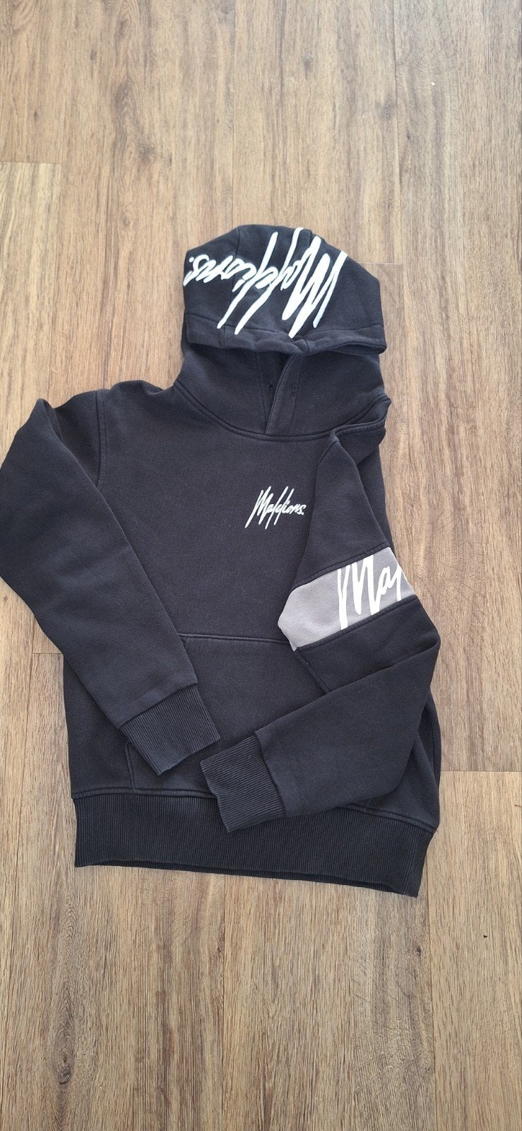 Malelions Hoody Maat XS Zwart, Kleding | Heren, Truien en Vesten, Zwart, Malelions, Ophalen of Verzenden, Gedragen