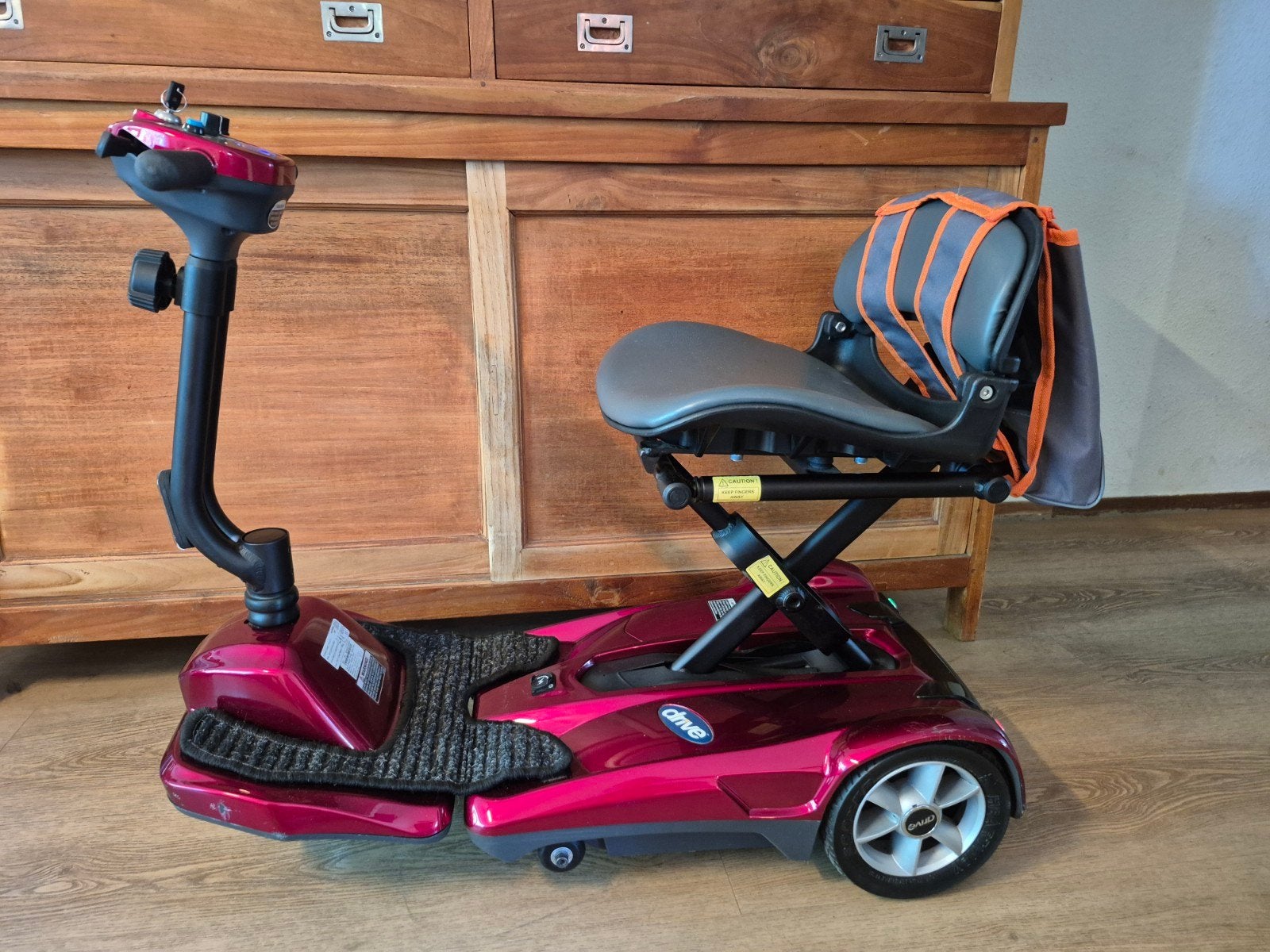 Heartway Medical S21 opvouwbare scootmobiel met transporttas, Ophalen, 10 km/u of minder, Drive, Zo goed als nieuw