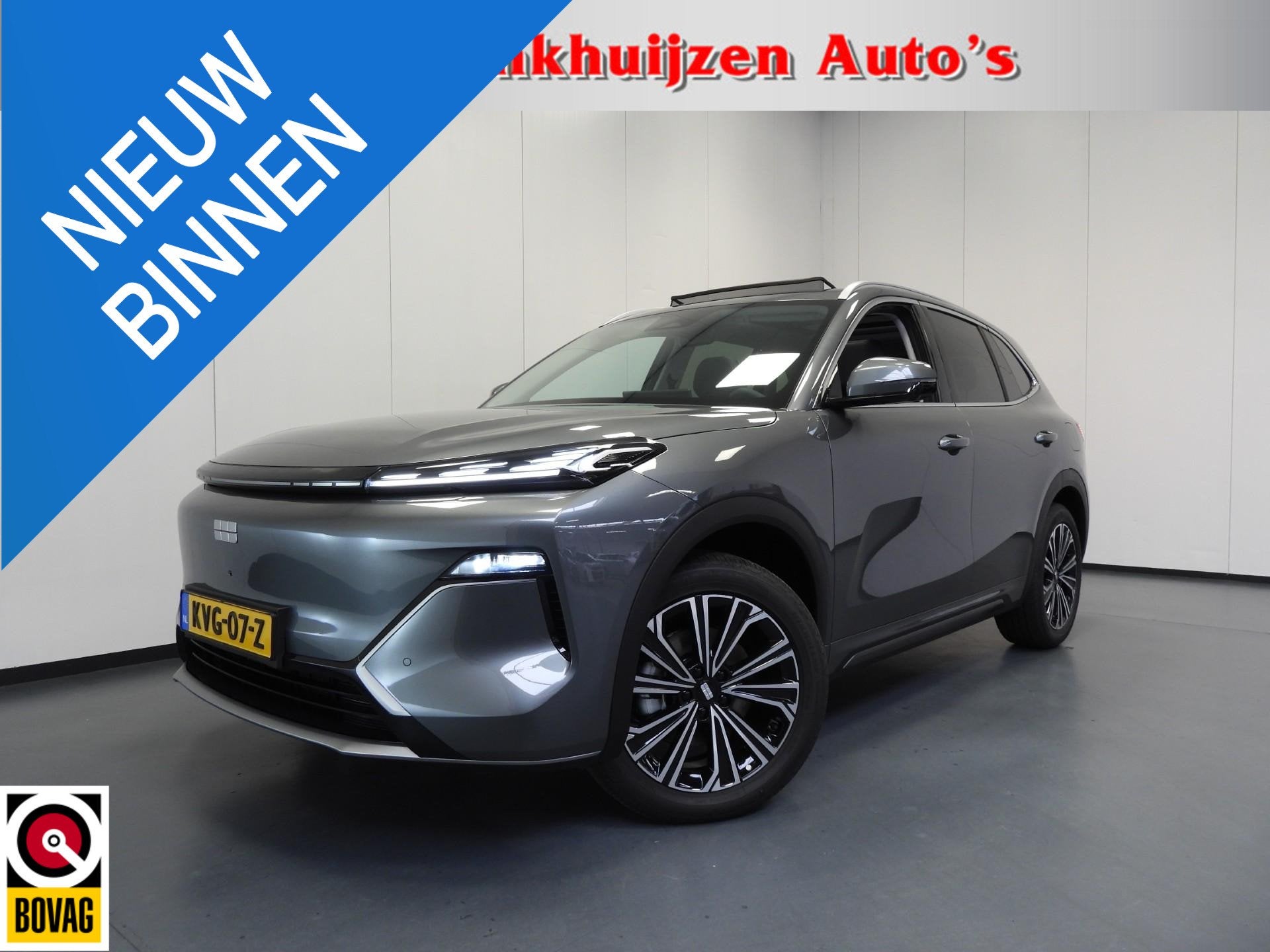 Geely Starray EM-i 1.5 Max+ PHEV 138KM ELEKTRISCH BEREIK/LEE, Auto's, Stof, Gebruikt, Euro 6, 4 cilinders