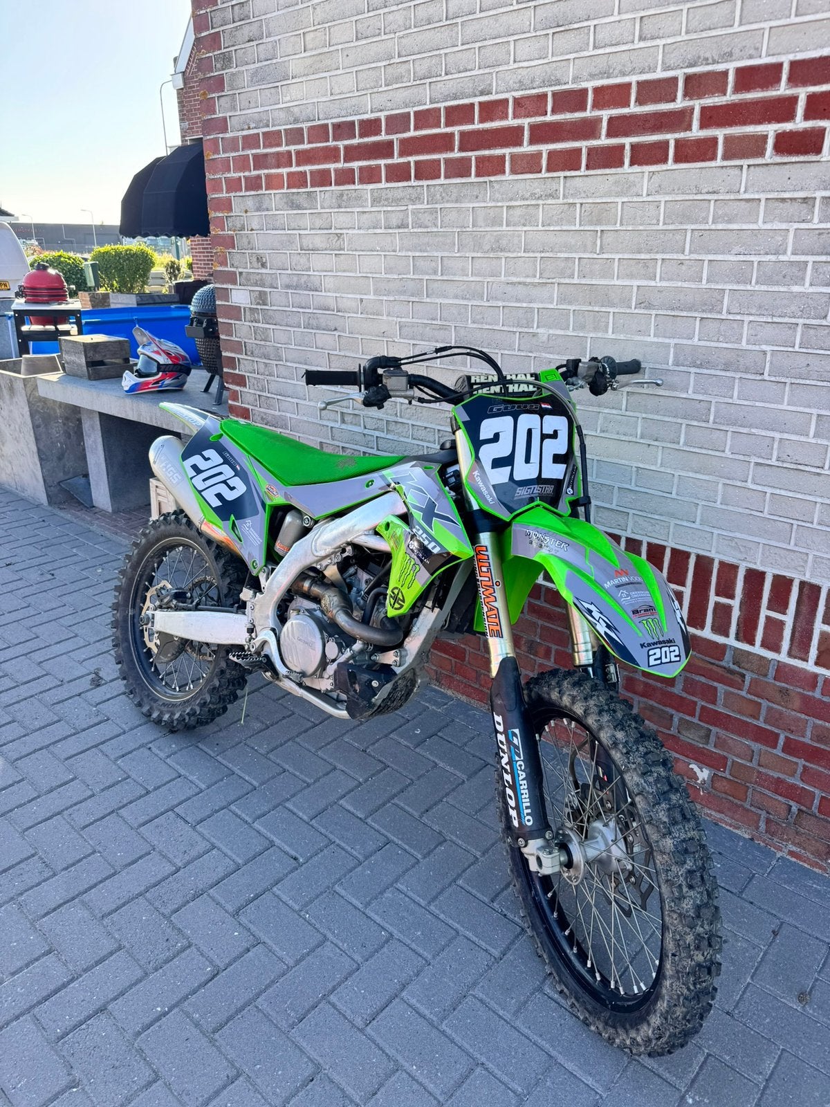 Kawasaki kx250 2022! Zo goed als nieuw, Voorwielaandrijving, 54 pk, Blauw, Origineel Nederlands