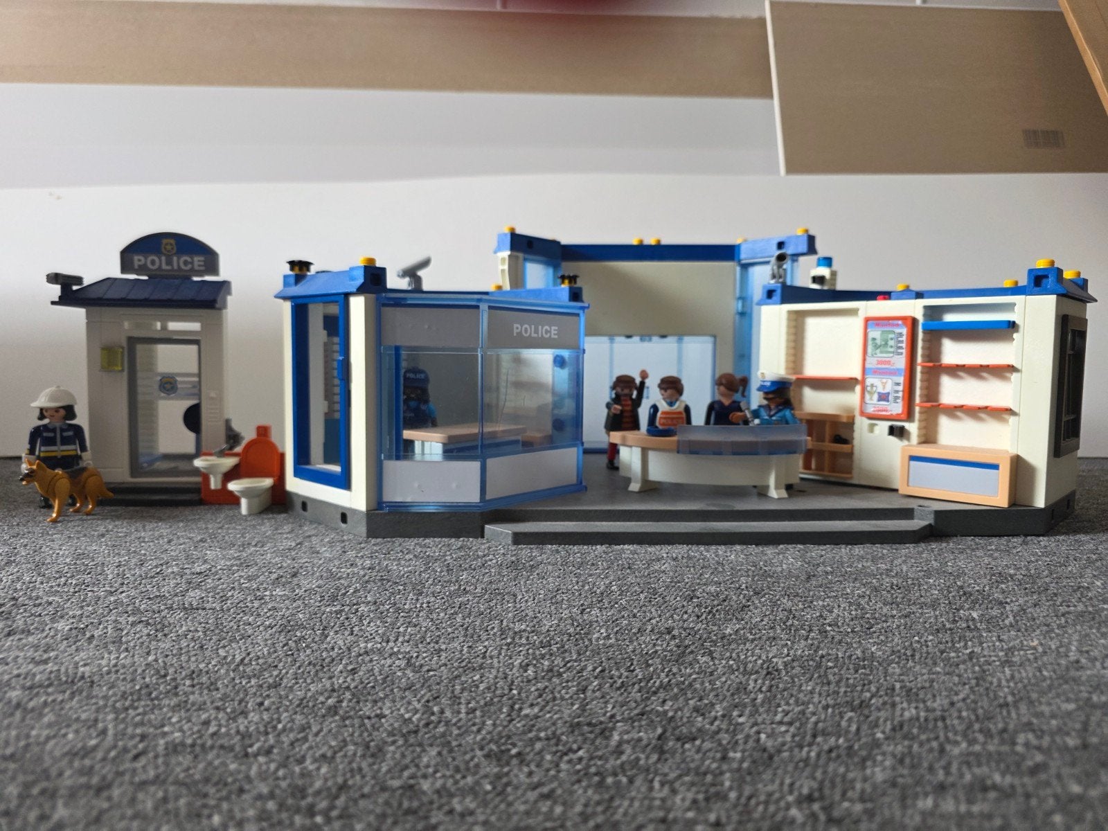 Playmobil politiebureau, Ophalen, Gebruikt