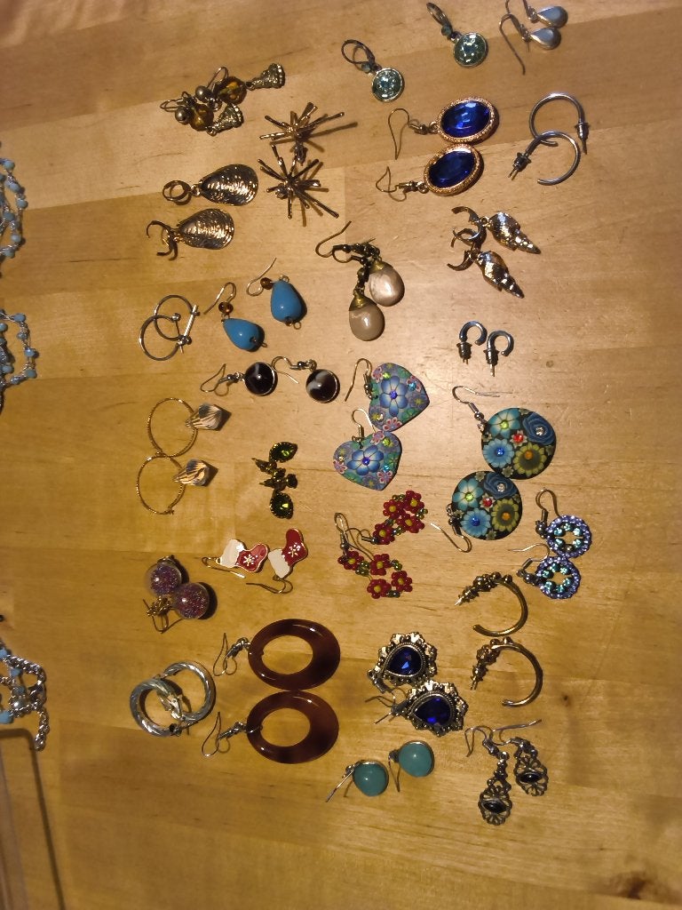 Oorbellen, Overige materialen, Hangers, Overige kleuren, Nieuw