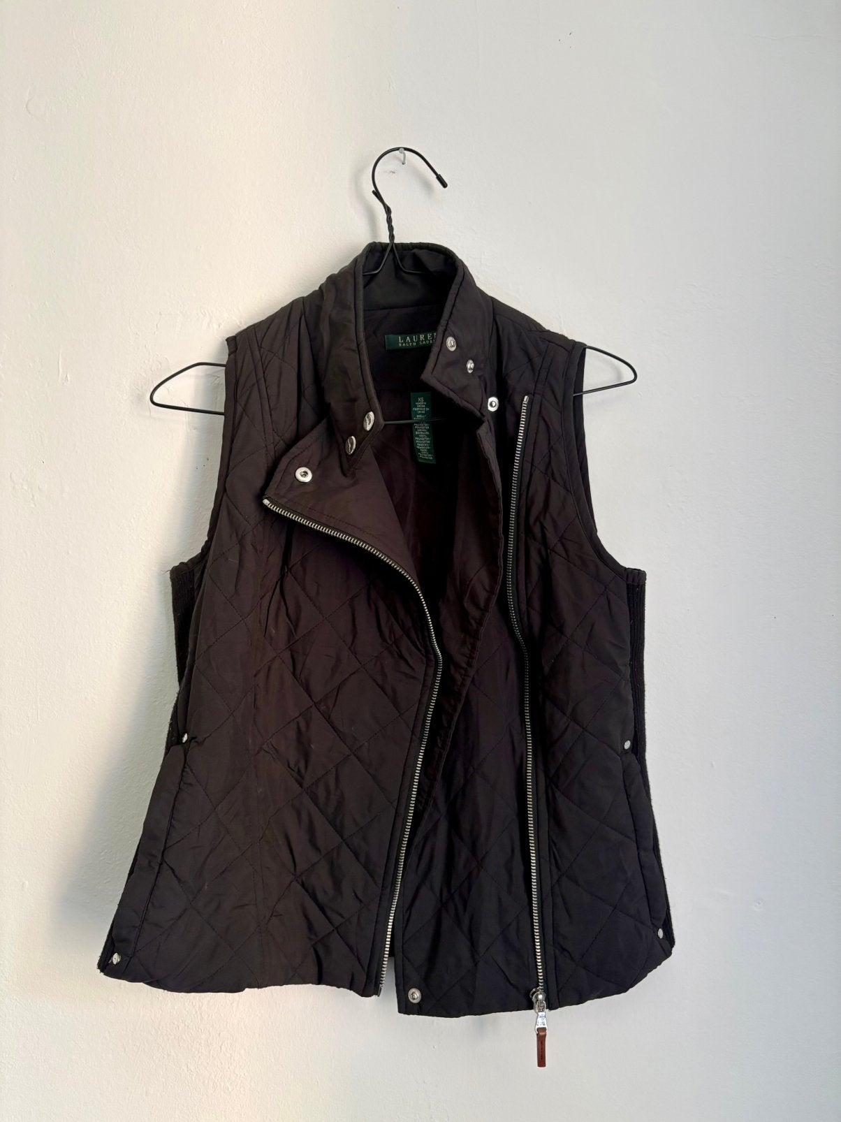 LAUREN RALPH LAUREN GEQUILTE BODYWARMER ZWART ZGAN, Kleding | Dames, Zwart, Ophalen of Verzenden, Zo goed als nieuw, Ralph Lauren