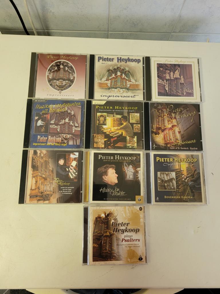 Orgel. Pieter Heykoop  10 cd's, Ophalen of Verzenden, Zo goed als nieuw, Koren of Klassiek