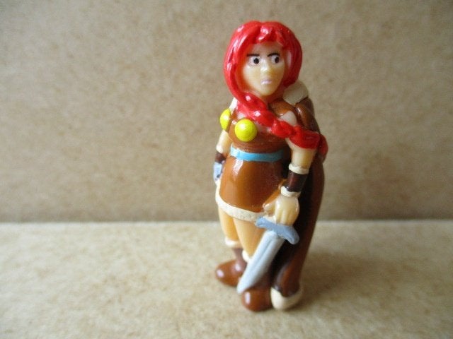 adv10870 asterix poppetje 18, Verzamelen, Ophalen, Asterix en Obelix, Gebruikt, Beeldje of Figuurtje