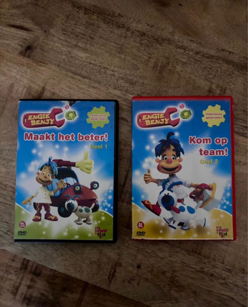 Engie Benjy dvd‑set – deel 1 & 2 – Nederlands gesproken, Cd's en Dvd's, Dvd's | Kinderen en Jeugd, Alle leeftijden, Ophalen, Gebruikt