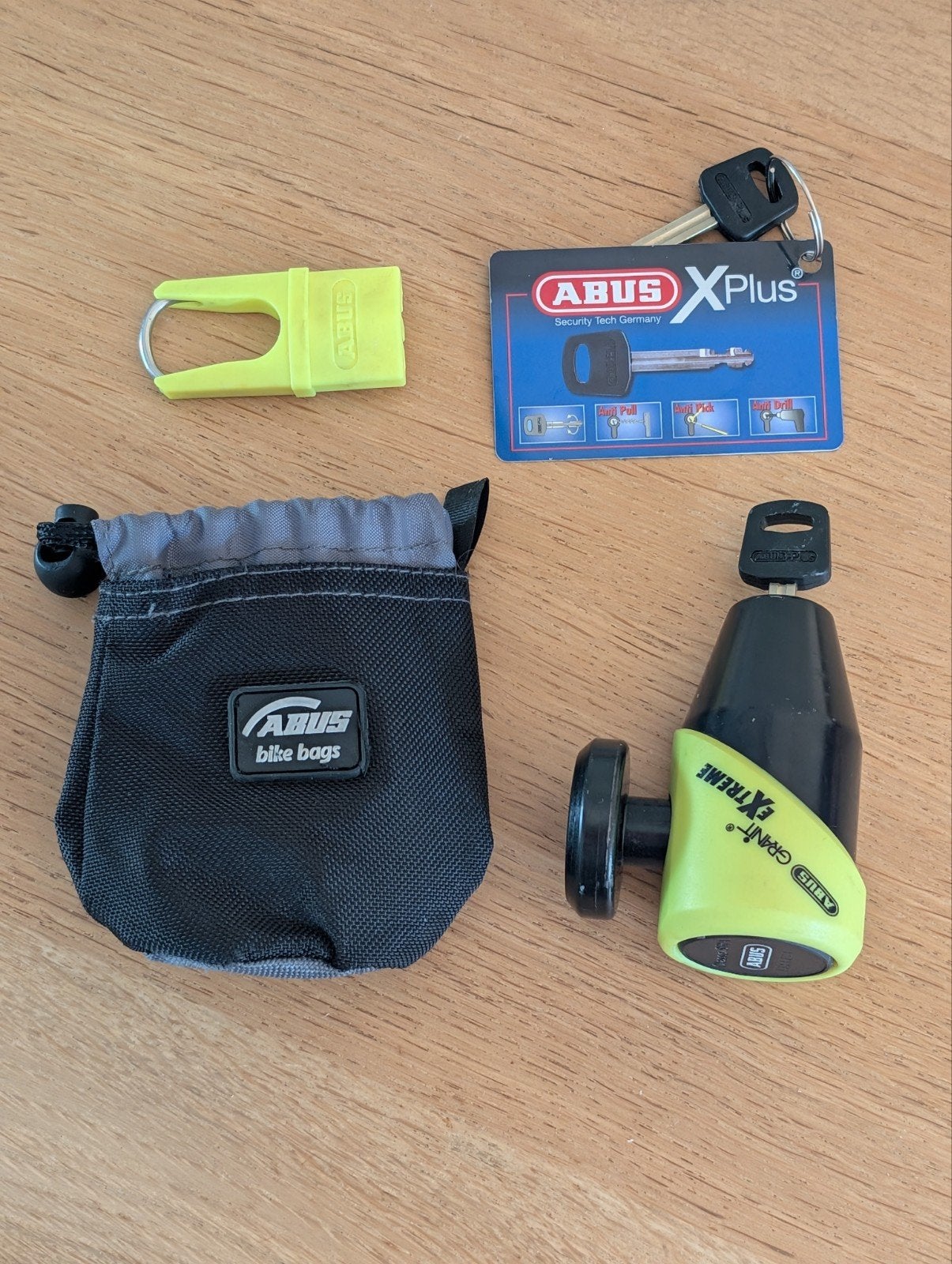 Abus Granit Extreme 69 schrijfremslot ART4 motor, Ophalen, Zo goed als nieuw