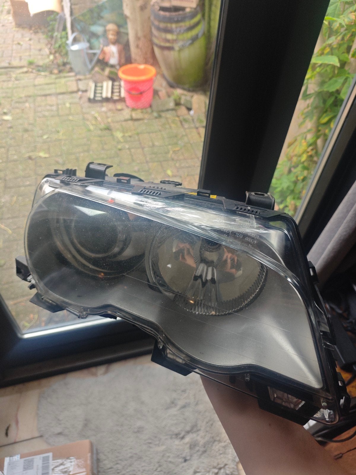 BMW E46 Xenon Chrome koplampen set + Chrome knipperlichten, Auto-onderdelen, Ophalen of Verzenden, Gebruikt, BMW