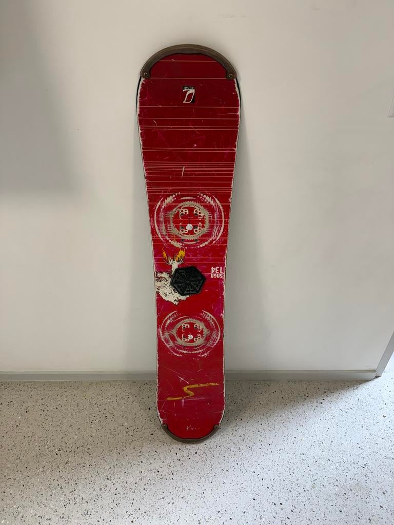 Flow Snowboard 134 cm - Gebruikt, Sport en Fitness, Snowboarden, Ophalen of Verzenden, Gebruikt, Board