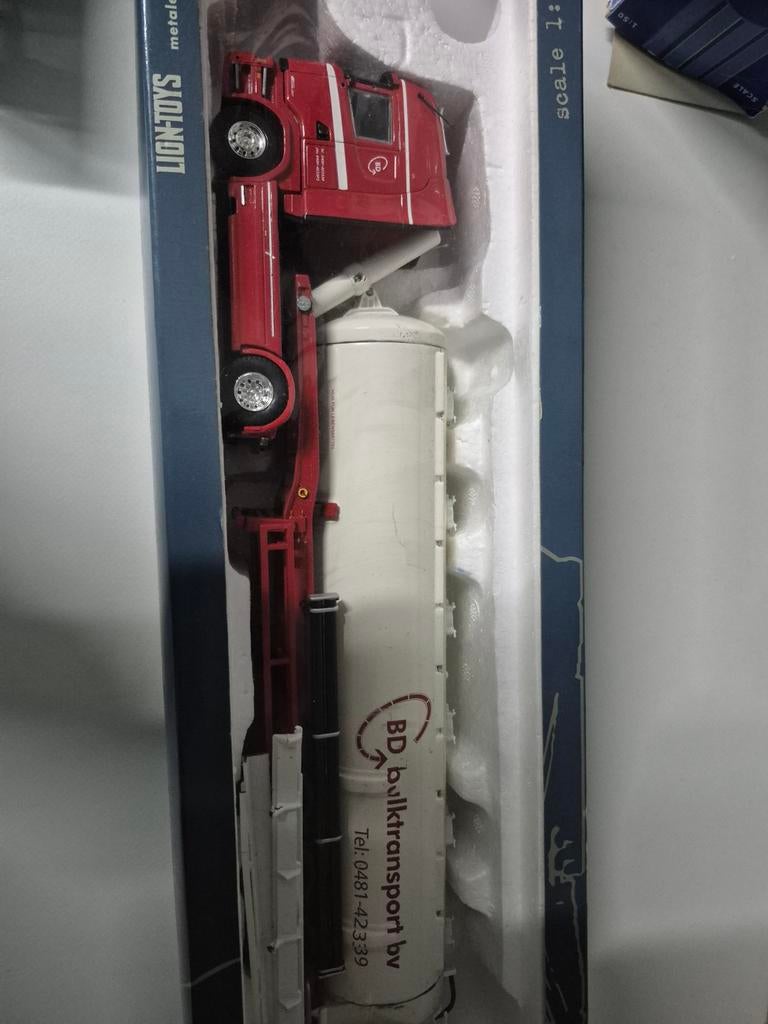 Lion Toys DAF XF Bulktransport vrachtwagen model, Hobby en Vrije tijd, Modelauto's | 1:50, Ophalen of Verzenden, Zo goed als nieuw