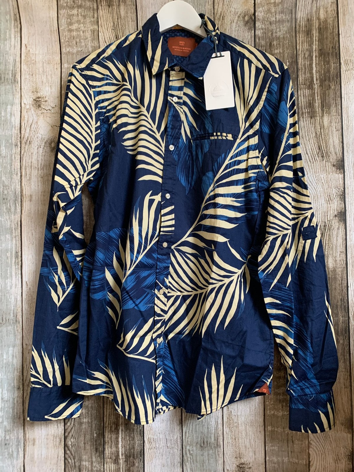 Super mooi nieuw Hawaï overhemd van Scotch&Soda (Maat M), Nieuw, Halswijdte 39/40 (M), Scotch & Soda, Verzenden