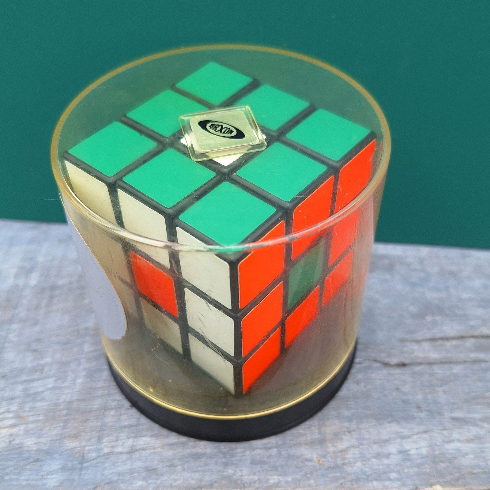 Vintage Rubik's Cube 1980 - Ideal Toy Corp. Hongarije, Ophalen, Zo goed als nieuw, Rubik's of 3D-puzzel
