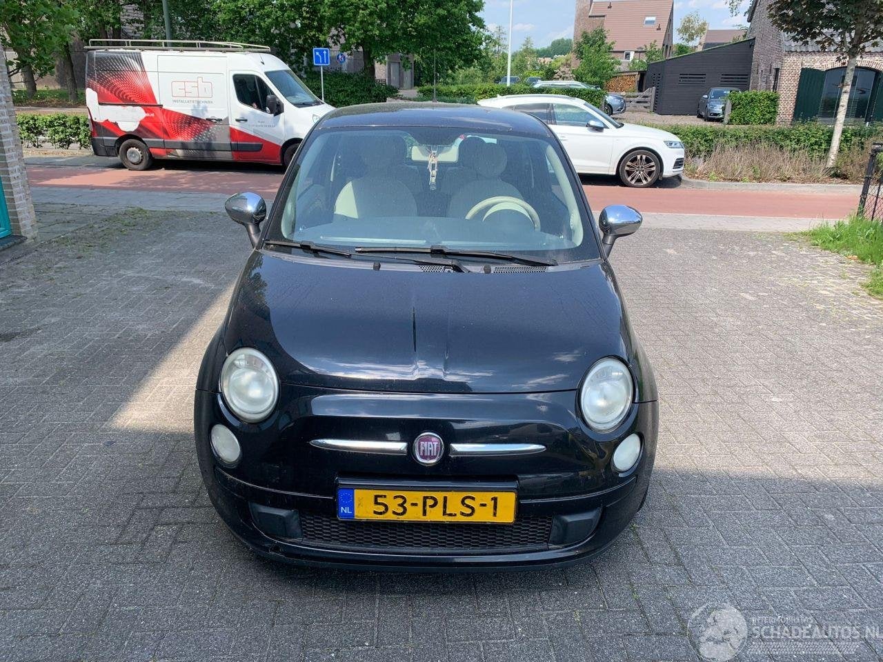 Fiat 500 1.2 ROSA (bj 2010), Webaccessibility@stellantis.com, 1242 cc, Stellantis N.V., Zwart