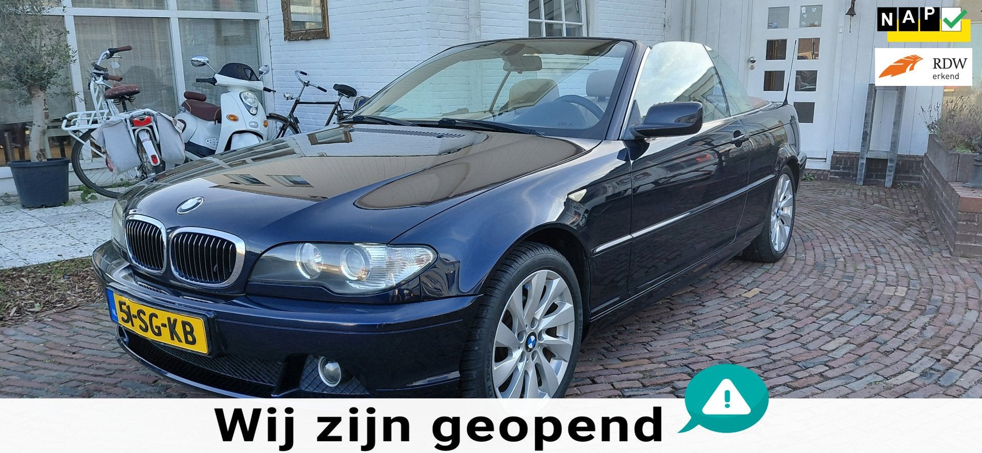 BMW 3-serie Cabrio 318Ci Special Executive 90 % BMW Dealeron, Auto's, 13 km/l, Dealer onderhouden, Achterwielaandrijving, 4 cilinders