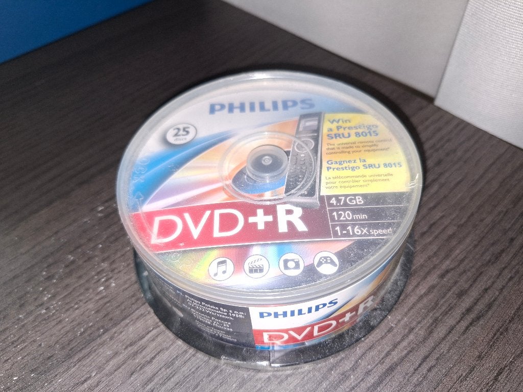 DVD+R Philips nieuw, Ophalen, Nieuw, Dvd, Op spindel