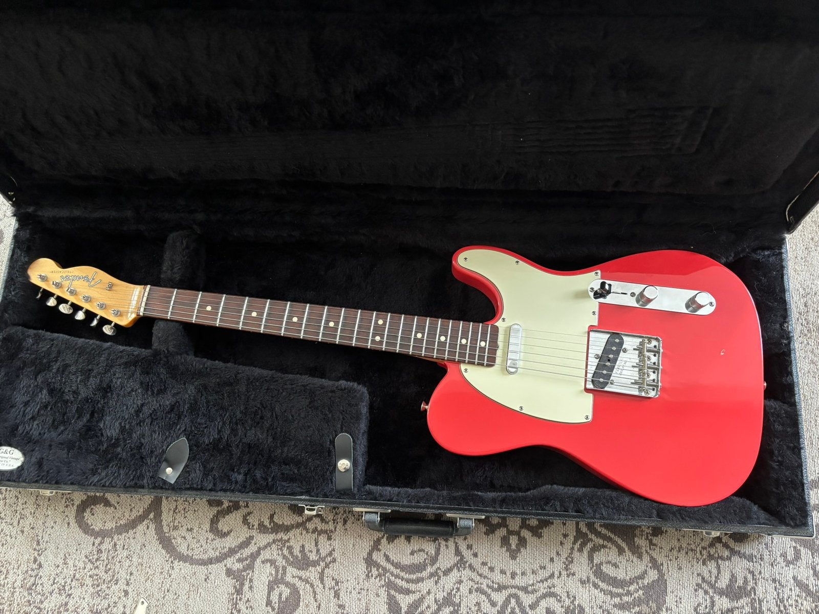 Fender Telecaster 1963 Custom Shop 2010 Fiesta Red NOS, Muziek en Instrumenten, Ophalen, Zo goed als nieuw, Solid body, Fender