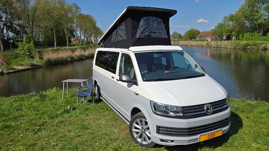 ⚡⚡Transporter T6 Camper L2 Lang|5-persoons | Niuwe inbouw, Volkswagen, Particulier, Koelkast, 5 tot 6 meter