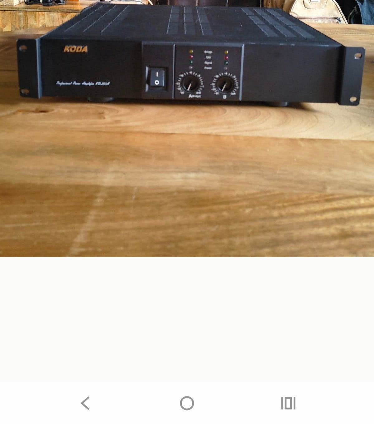 Koda KD-255A Stereo versterker in zeer goede staat, Ophalen of Verzenden, Zo goed als nieuw, 60 tot 120 watt, Overige merken