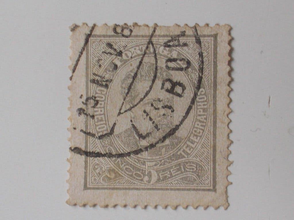 Portugal, Postzegel 5 Reis 1883., Ophalen, Portugal, Gestempeld
