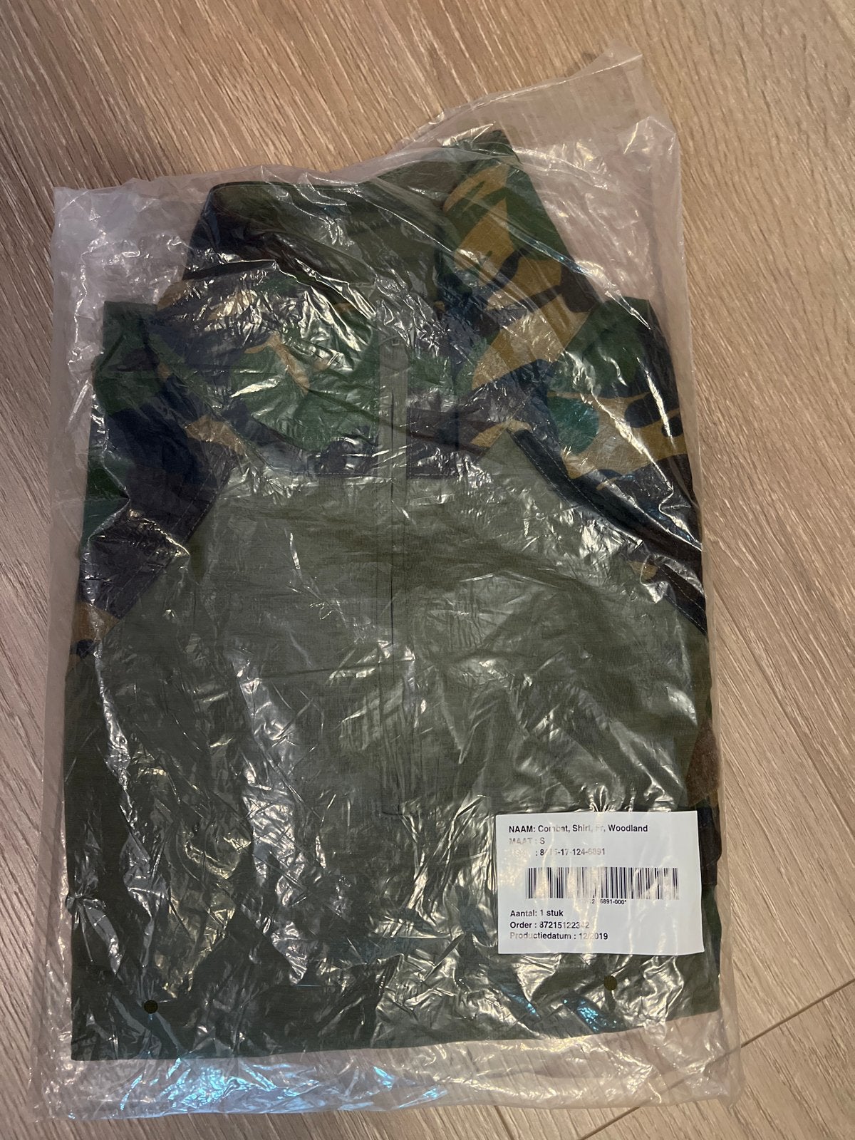 NAAM Combat Shirt Woodland Camo - Nieuw in verpakking, Ophalen of Verzenden, Nieuw
