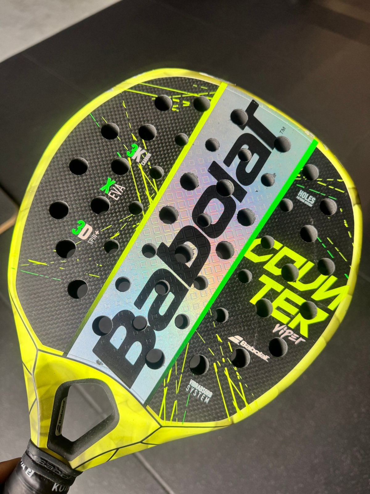 Babolat Counter Viper 2022 | Padelracket | 3K Carbon, Sport en Fitness, Padel, Ophalen of Verzenden, Zo goed als nieuw