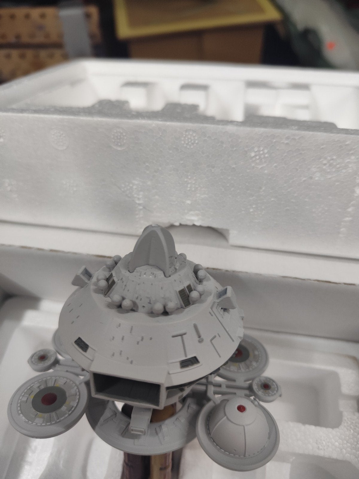 Star Trek eaglemoss regula 1 (beschadigd), Ophalen of Verzenden, Gebruikt, Tv, Beeldje, Replica of Model