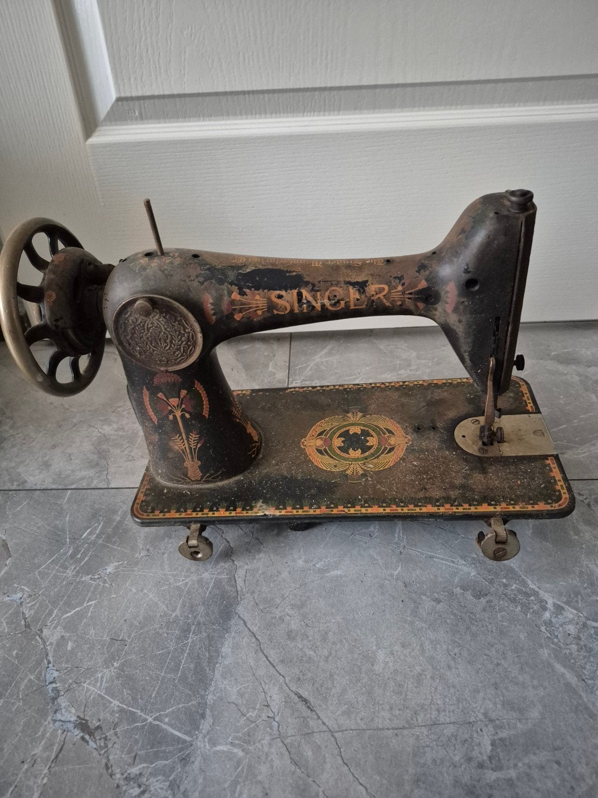 Singer naaimachine, Ophalen